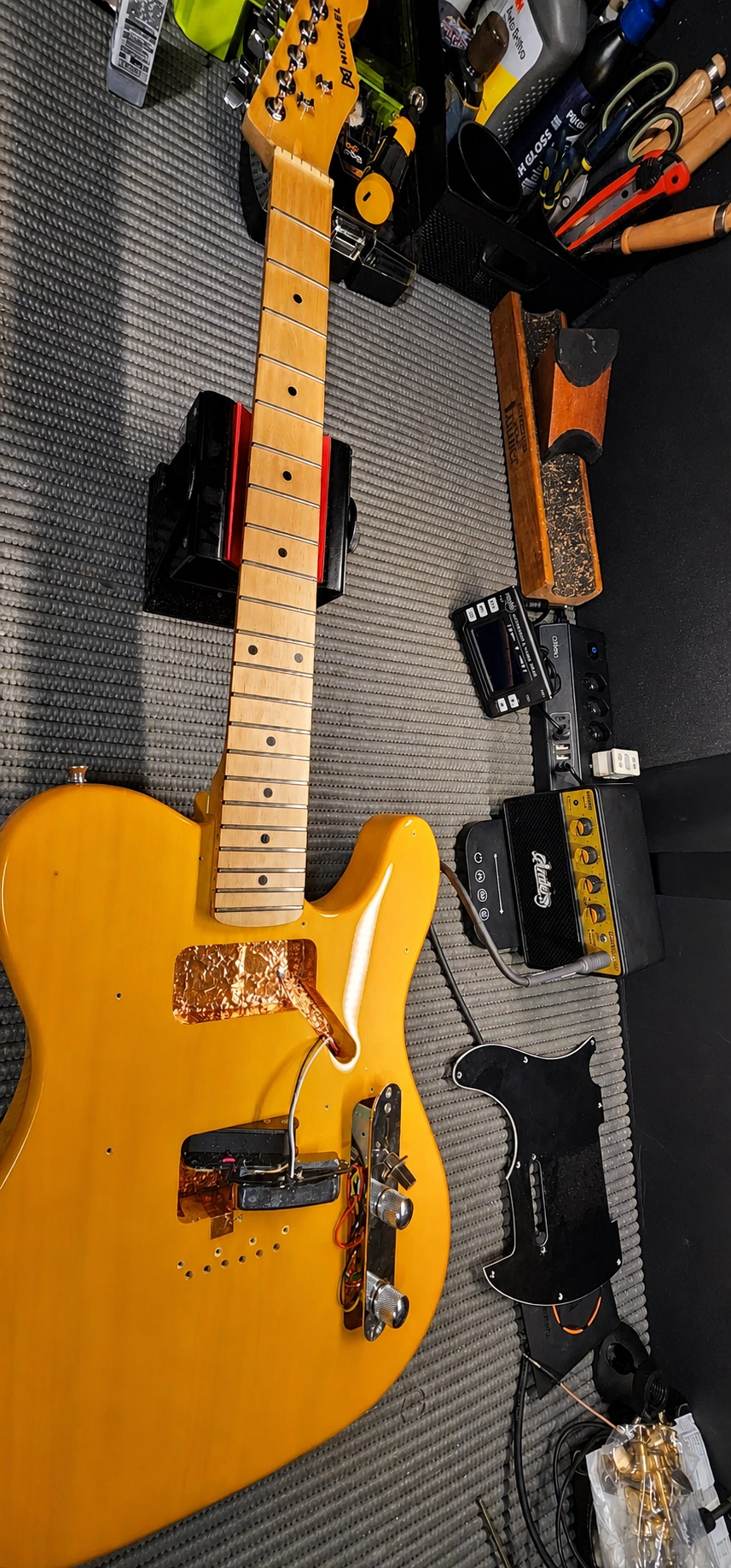 Manutenção elétrica, blindagem e instalação de captadores na Anders Custom Music em Dourados