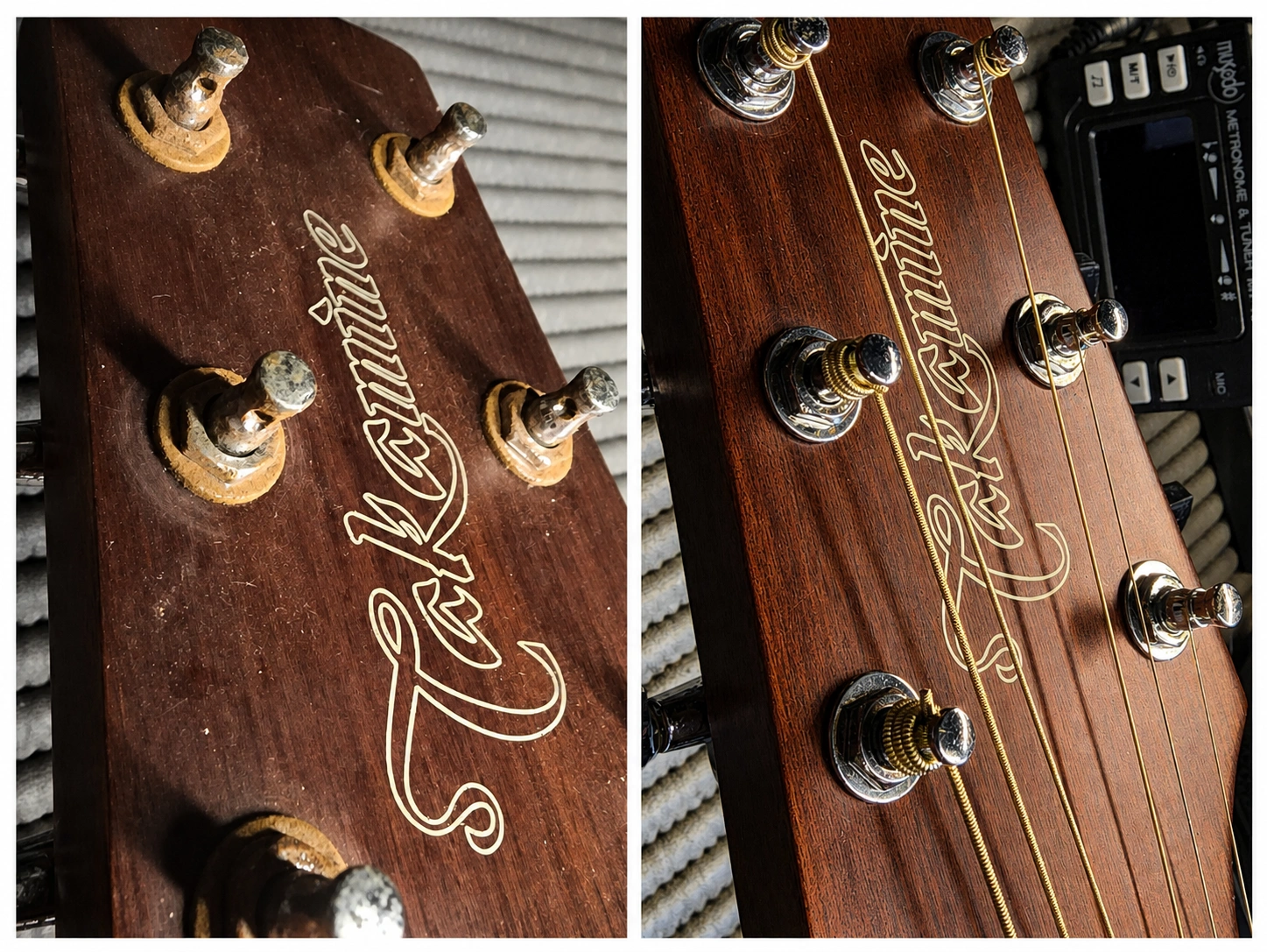 Restauração de instrumentos de corda, reparos em trincas e acabamento na Anders Custom Music em Dourados